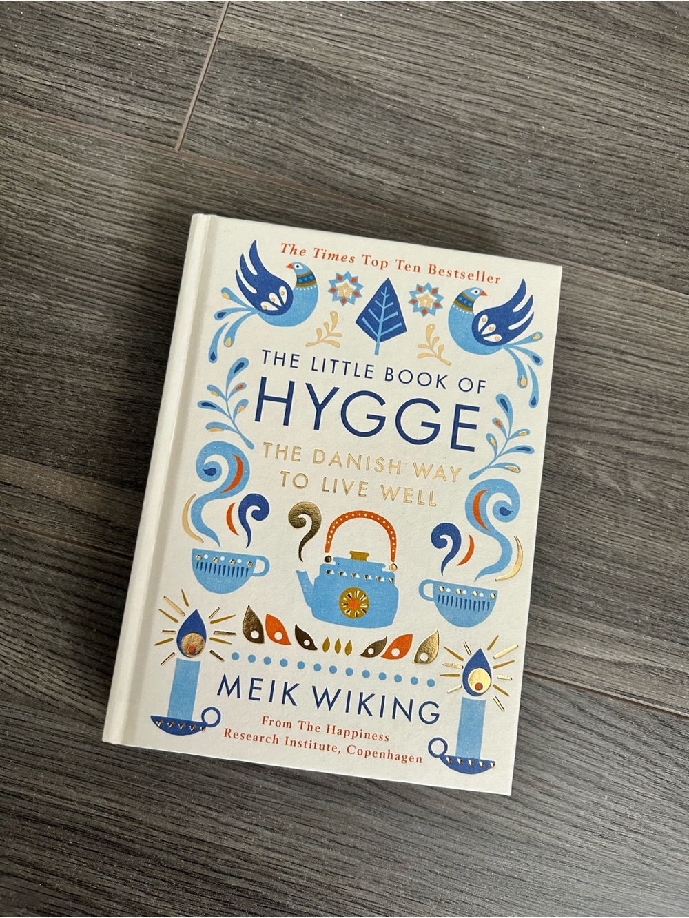 The Little Book of Hygge by Meik Wiking — Cream & Blue Hardcover